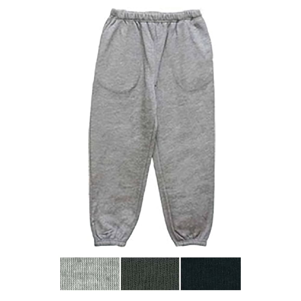 P000 AW1626 裏起毛無地裾ゴムパンツ 6枚組