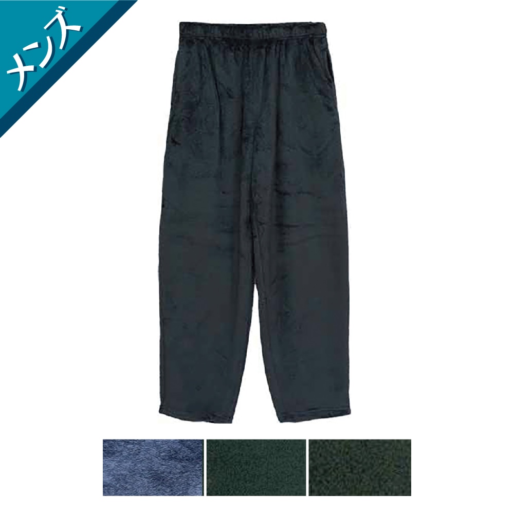 P000 AW1641L 【大寸】メンズシルキーフリース無地ストレートパンツLL／３L寸 6枚組