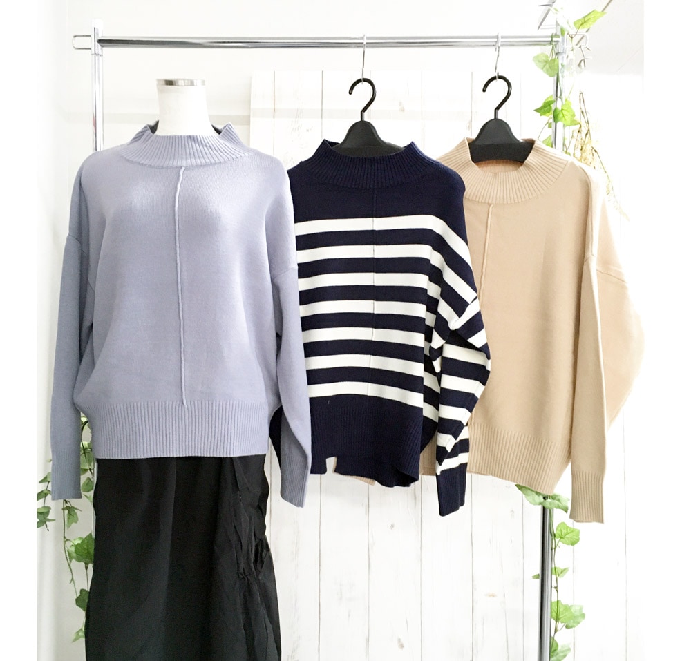 P000  【M・Lサイズ】長袖もちもちニットPO（F2KA-828256）