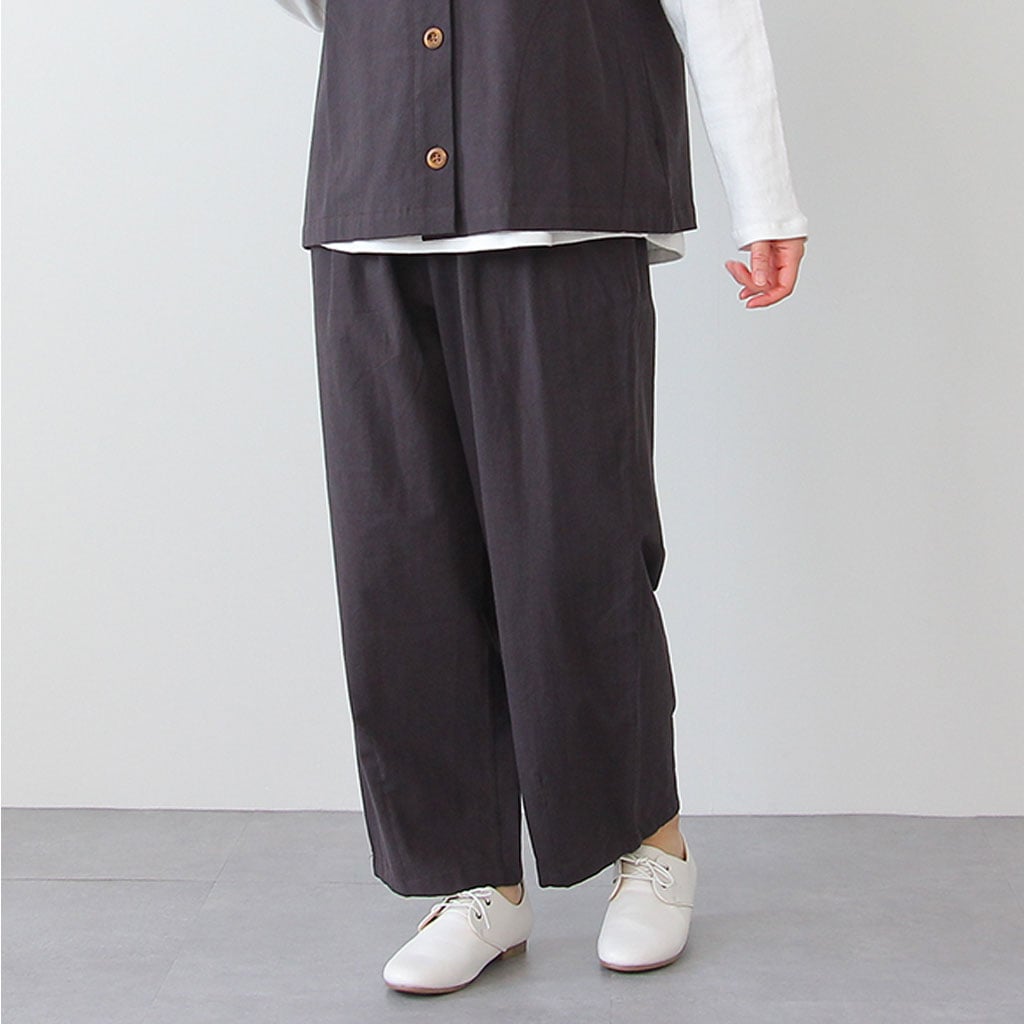 P000【ironohi】ワッシャーコットン コクーンパンツ（75-26265）