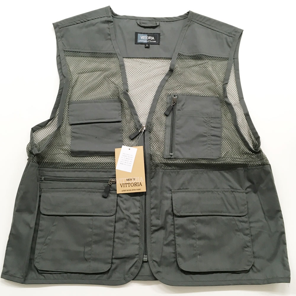 P000 紳士 Ｔ／Ｃメッシュベスト ×20入（DM-61041）