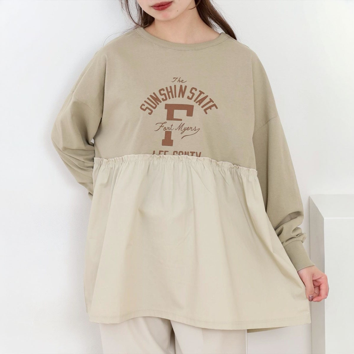 P000  【取寄せ】カジュアルロゴPt ドッキングロンT（F2TK-Pm103）