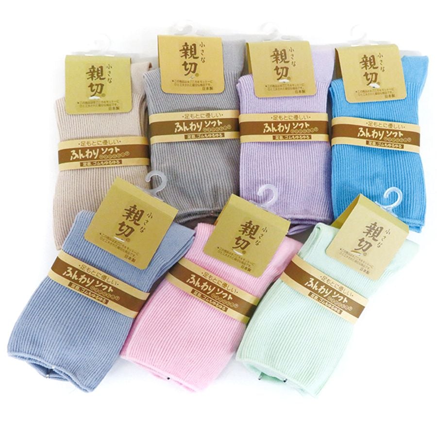 P001 DM-26082 婦人日本製ゆったり口ゴムリブソックス ×30入