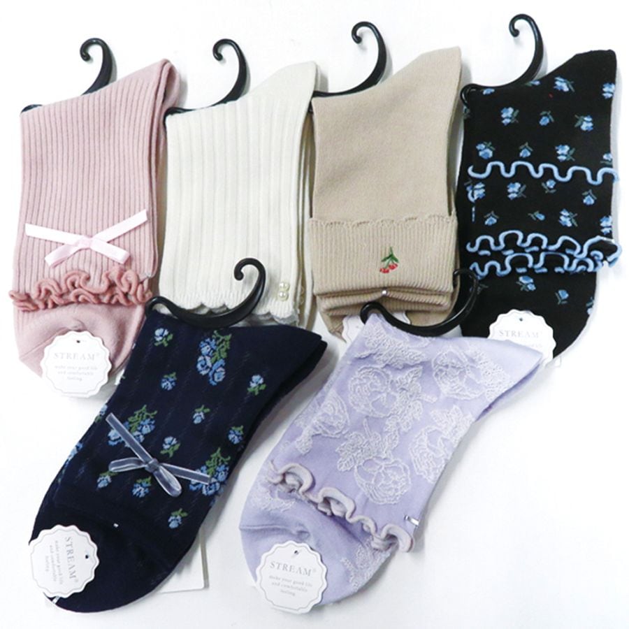 P001 DM-26451 婦人デザインソックス ×36入