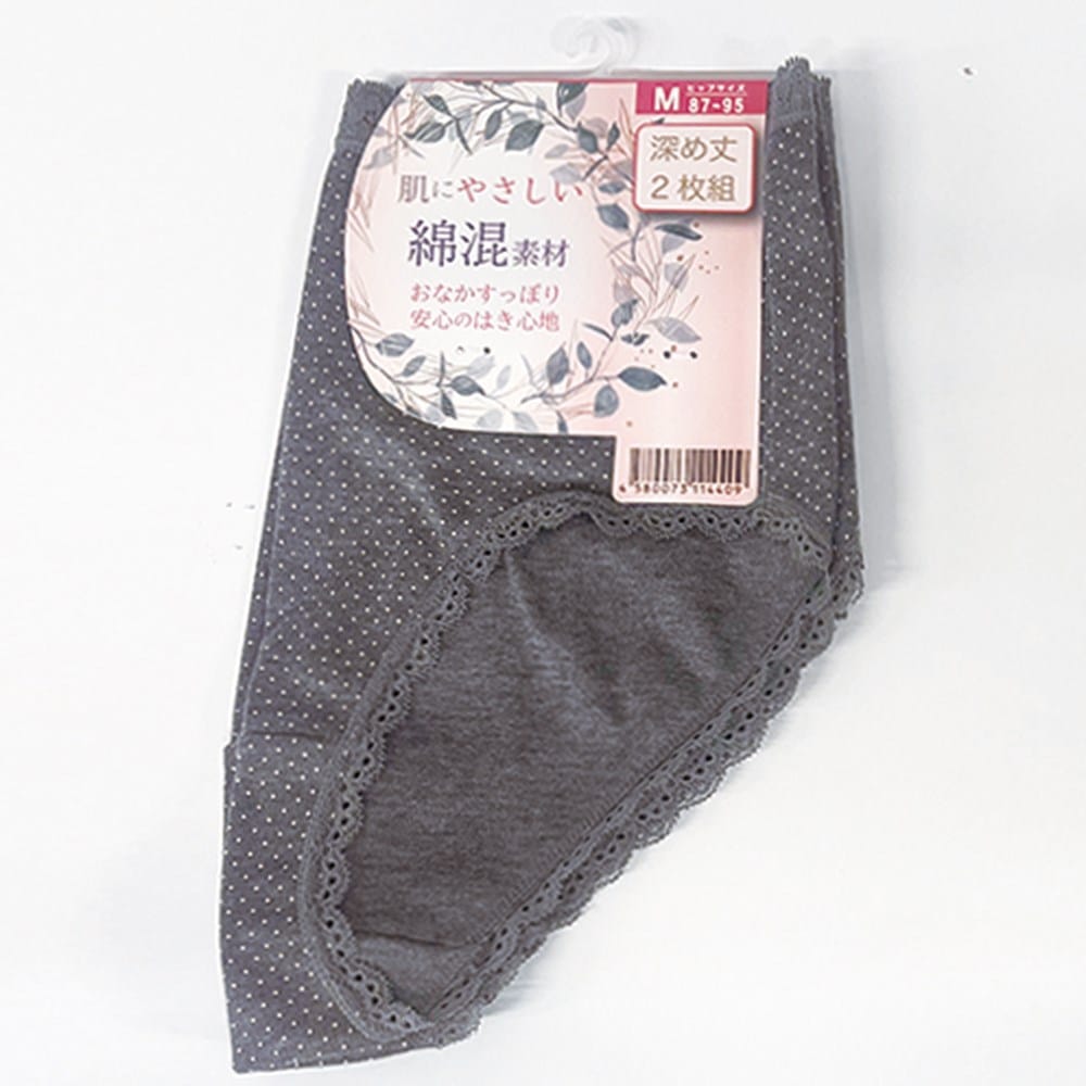 P001 DM-31026 婦人ショーツ２Ｐ、ドット ×30入