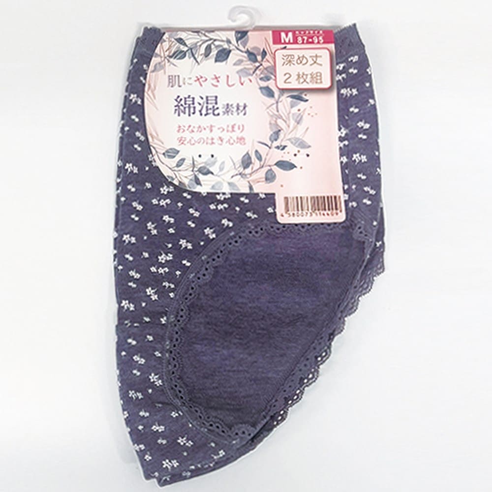 P001 DM-31027 婦人ショーツ２Ｐ、小花柄 ×30入