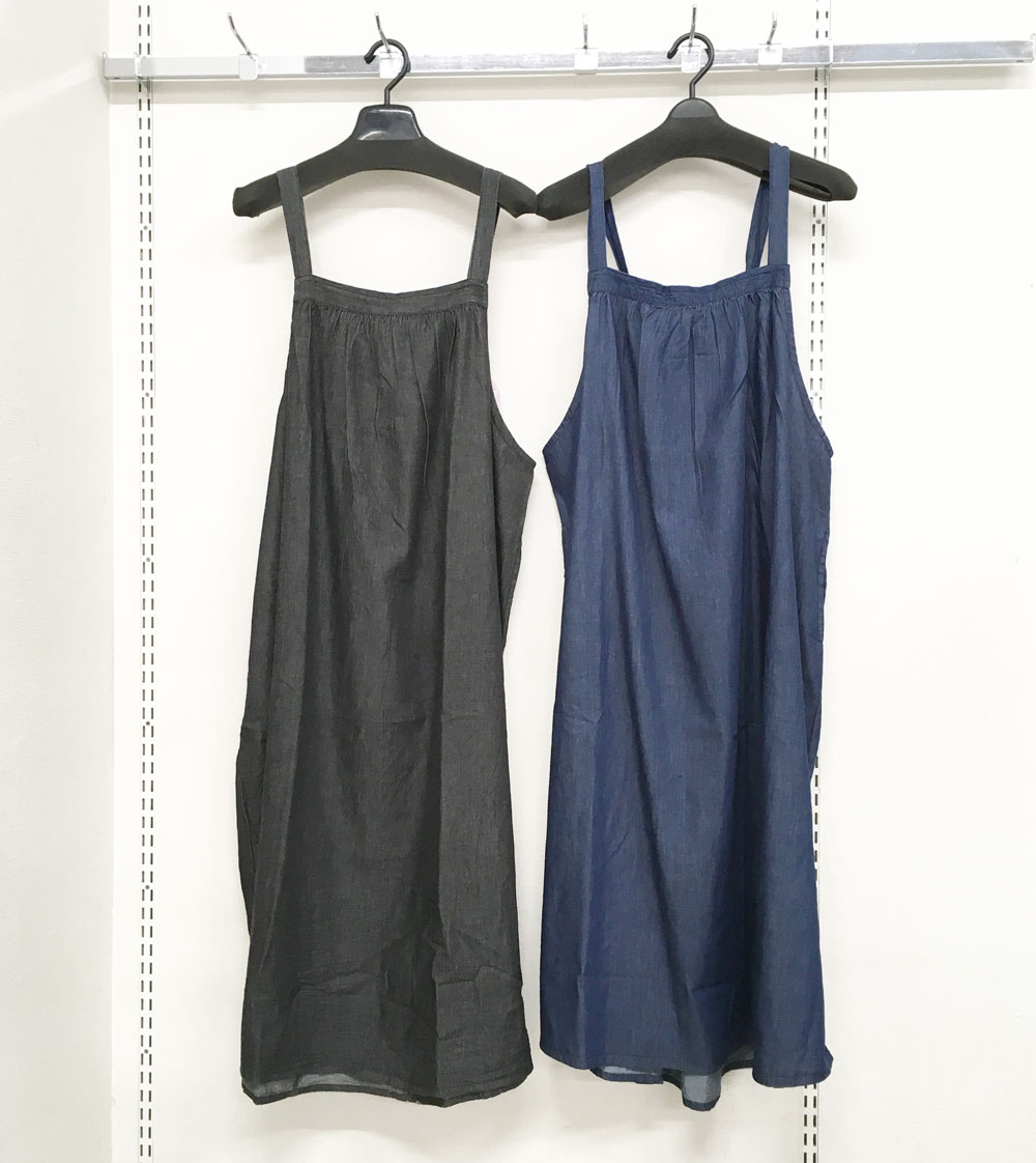 P000 デニムジャンバースカート（後ろりぼん）（75-576295）