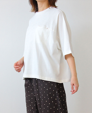 P000【ironohi】しっかり綿100％ シームポケ Tシャツ（75-26314）