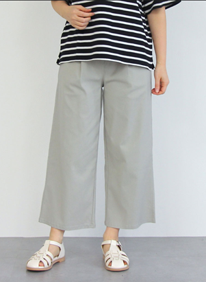 P000【ironohi】クールストレッチ ワイドパンツ（75-23367）