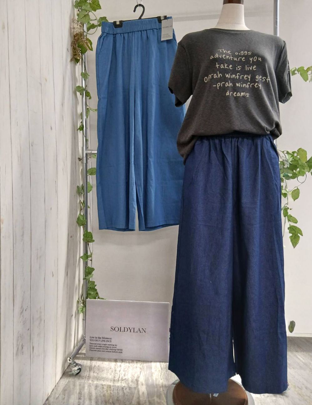 P000【SOLDYLAN】デニム ワイドパンツ（F2KA-A20703）