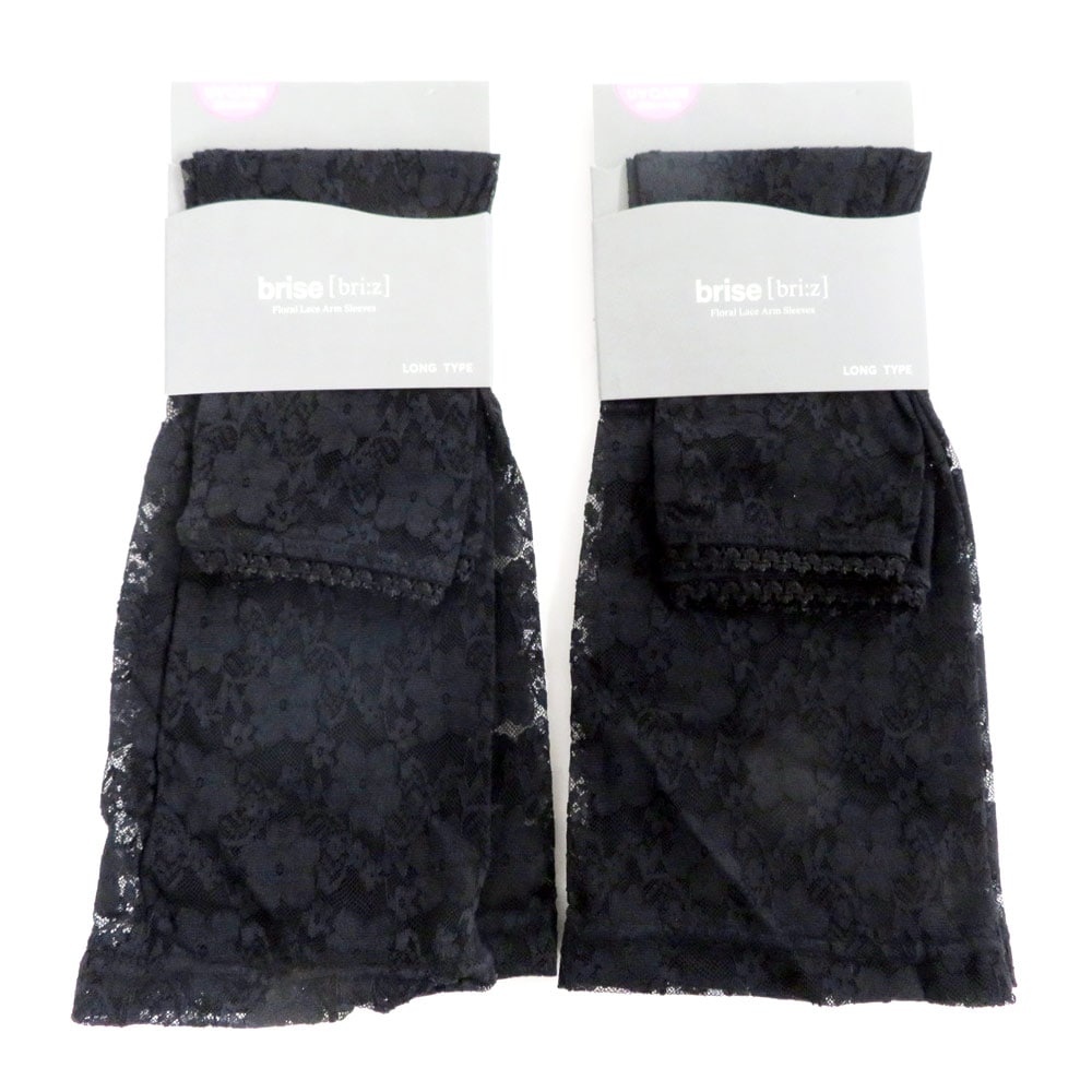 P000 H62774021 レースアームカバー　ロング丈　無地10枚組