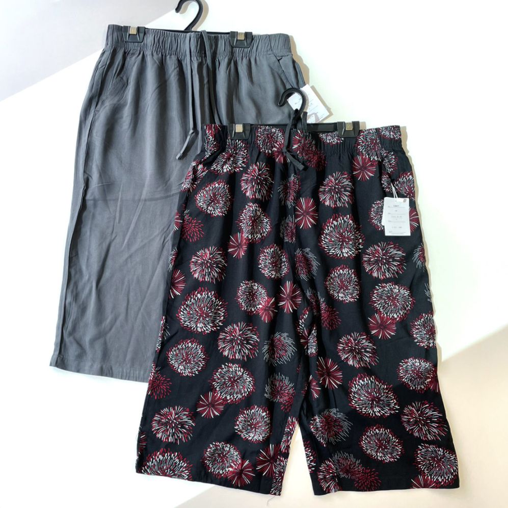 P000 DM-61055 紳士 レーヨンデザインハーフパンツ ×30入