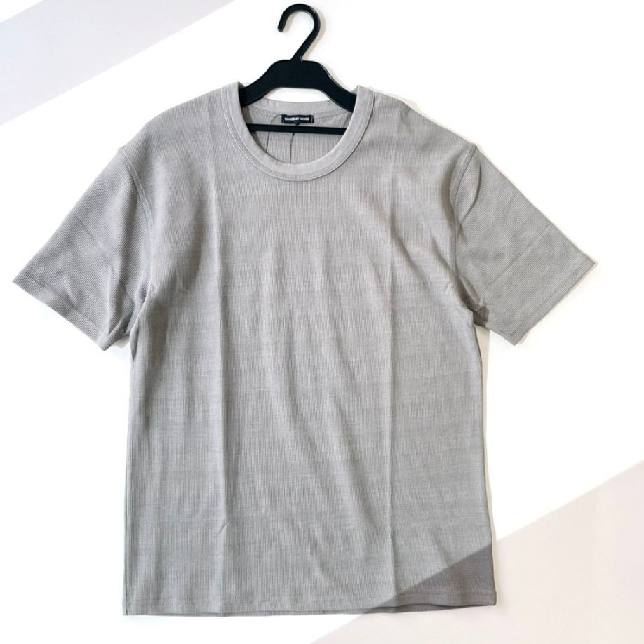 P000 DM-61057 【大寸】紳士 ワッフル半袖Ｔシャツ ×24入