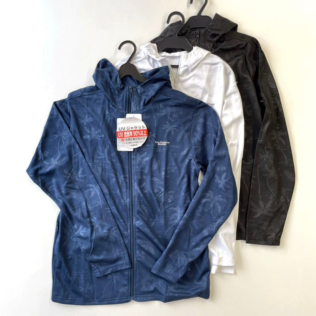 P000 DM-61069 紳士 デザインフード付きラッシュガード ×15入