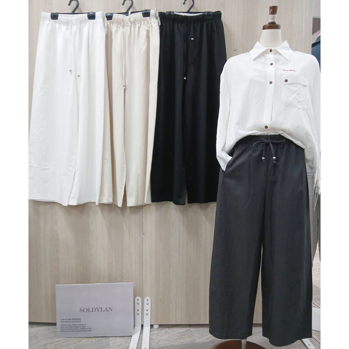 P000【SOLDYLAN】ワイドパンツ（F2KA-A20708）