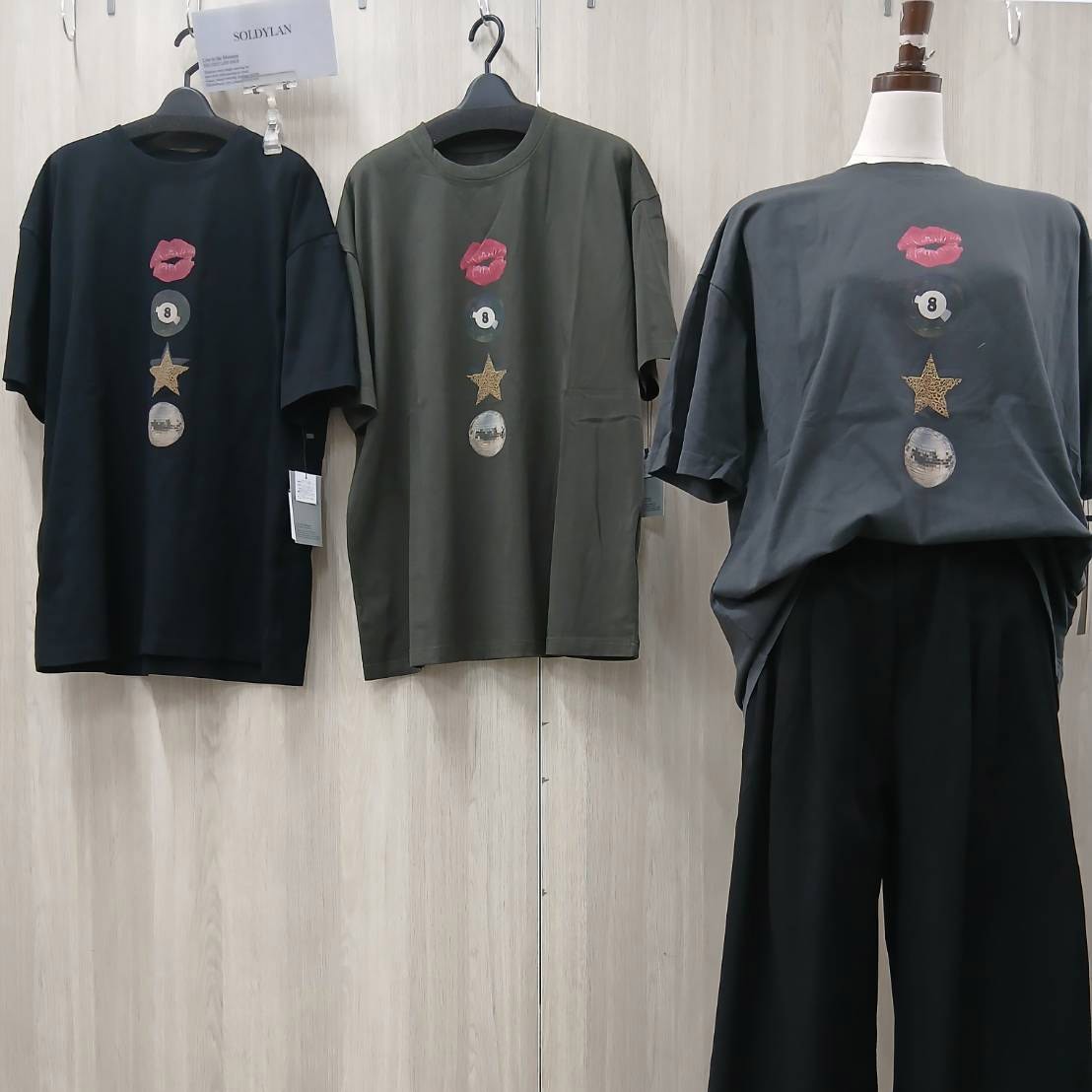 P000【SOLDYLAN】転写プリント Tシャツ（F2KA-A20670）