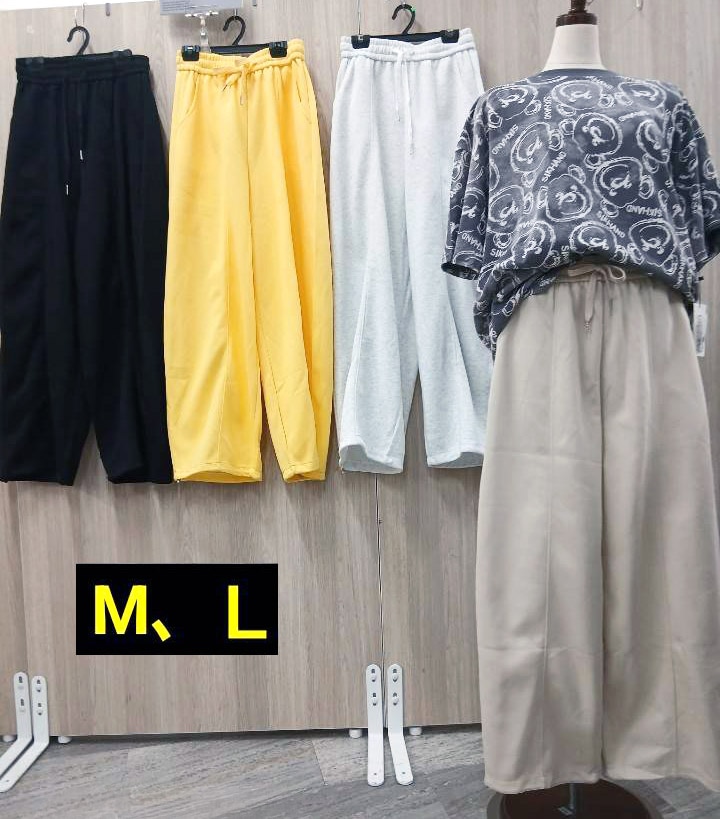 P000【SOLDYLAN】センターシーム カットワイドパンツ（F5-A20730）