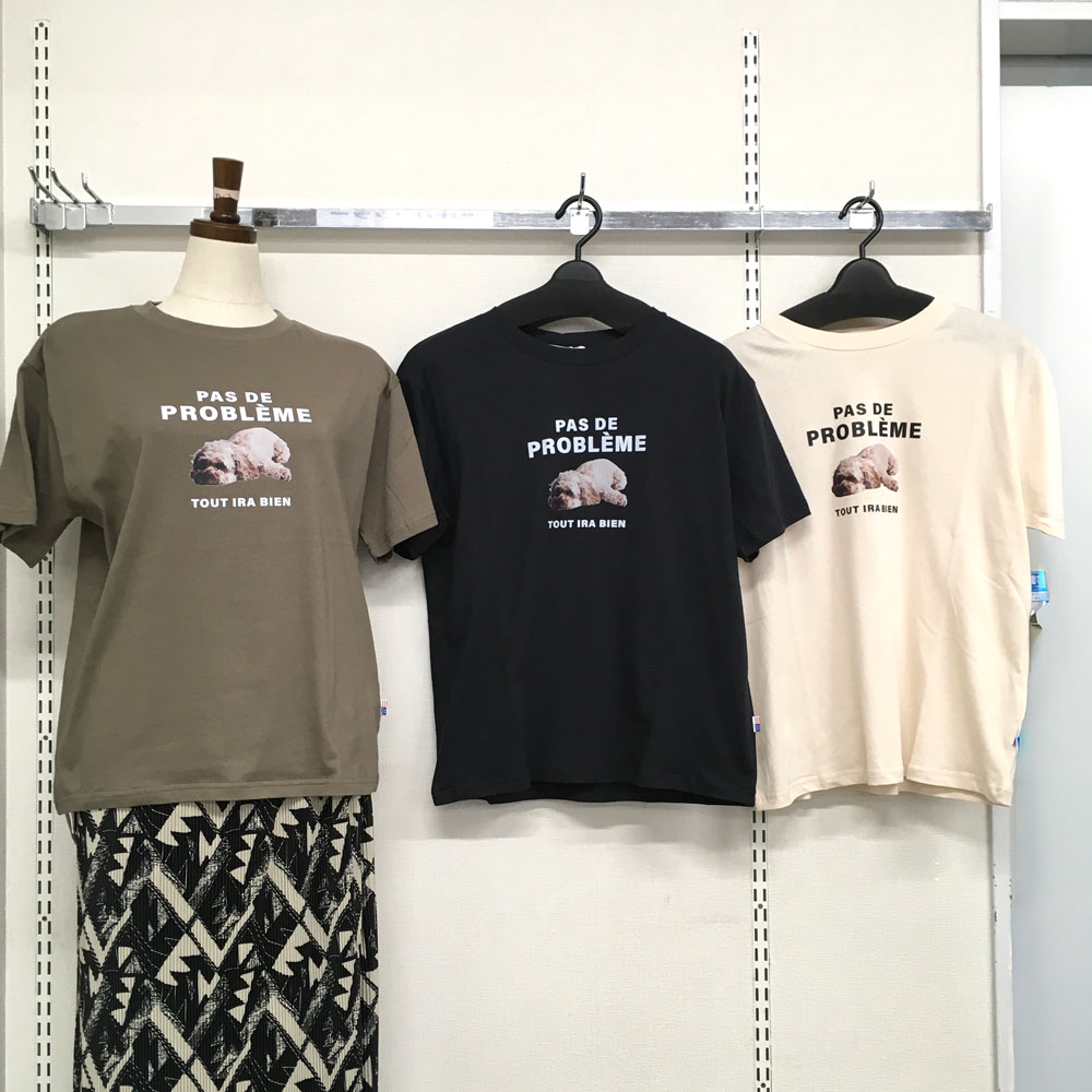 P000 半袖USAコットンTシャツ（犬）（F2KA-800161）