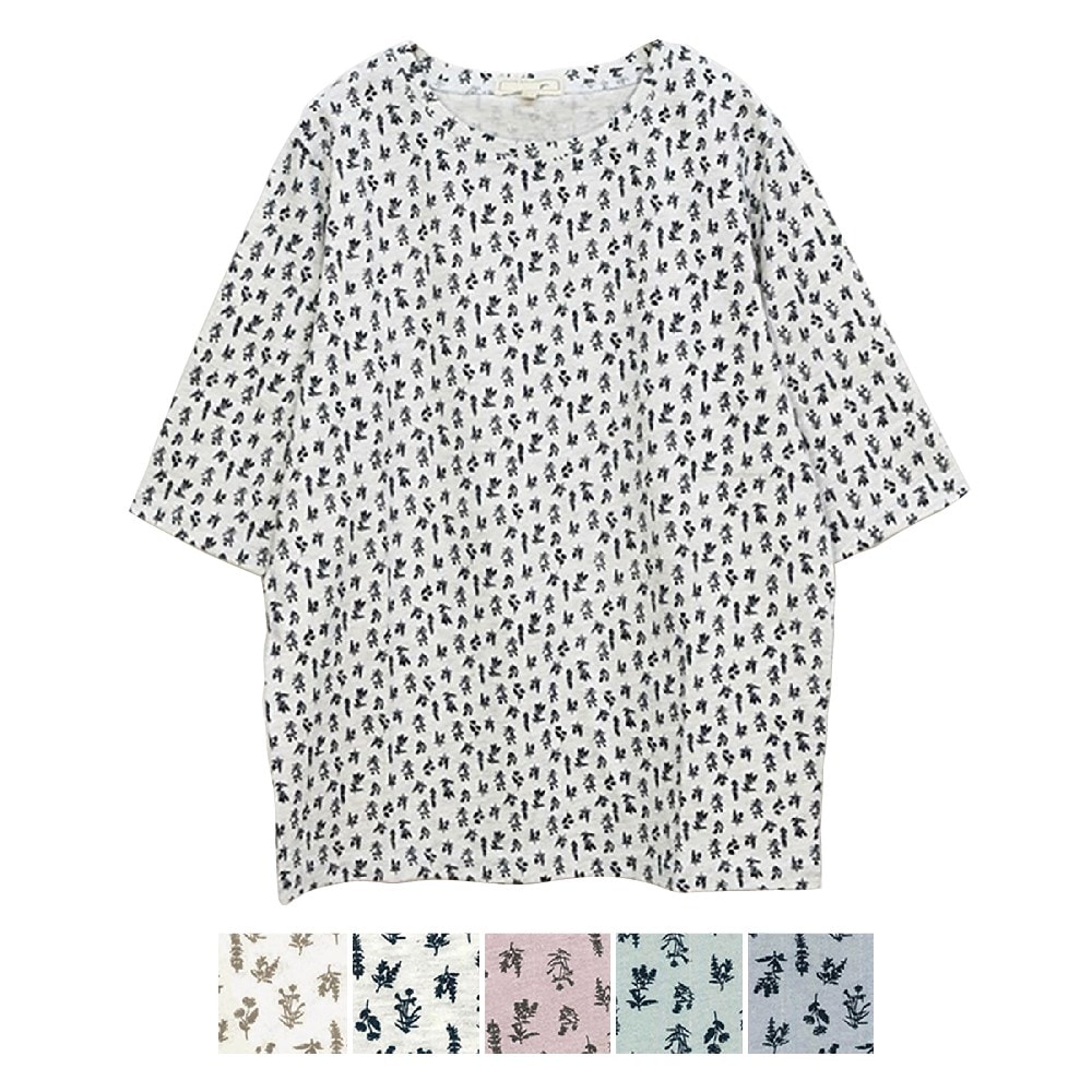 P000SS-0171 五分袖綿１００％Tシャツ(930872) 5枚組
