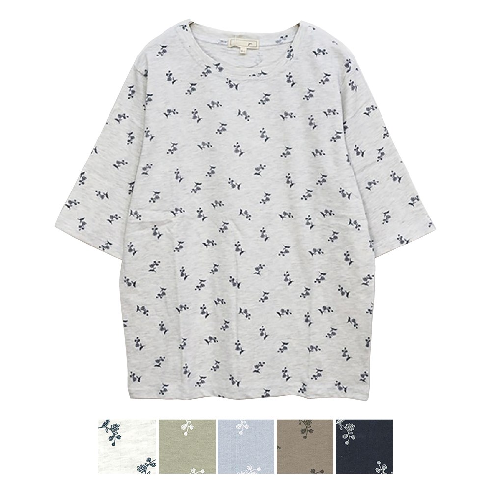 P000SS-0175 五分袖綿１００％Tシャツ(930881) 5枚組