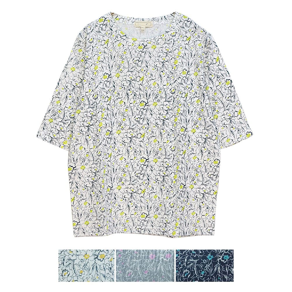 P000SS-0180 五分袖綿１００％Tシャツ(930896) 6枚組