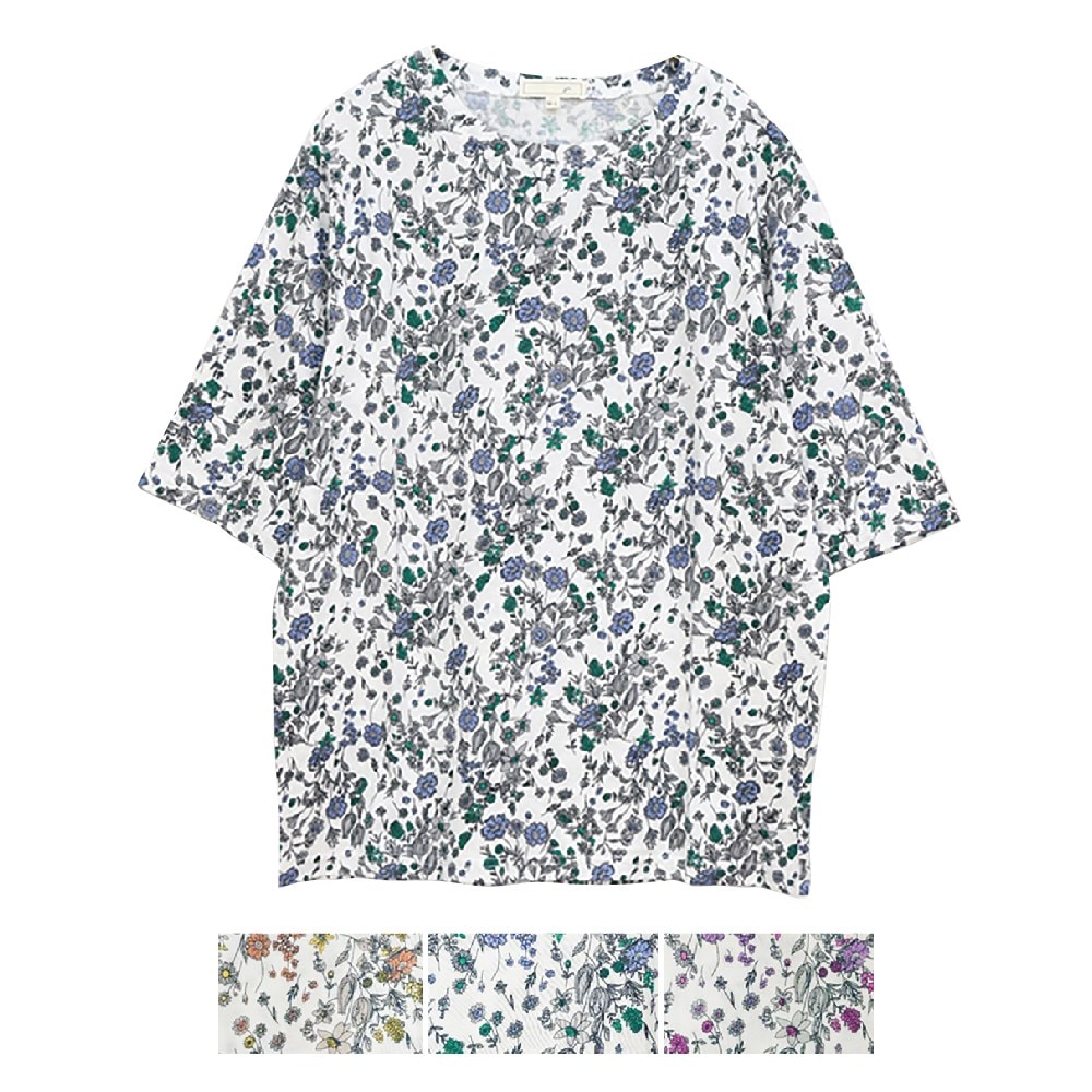 P000SS-0182 五分袖綿１００％Tシャツ(930901) 6枚組