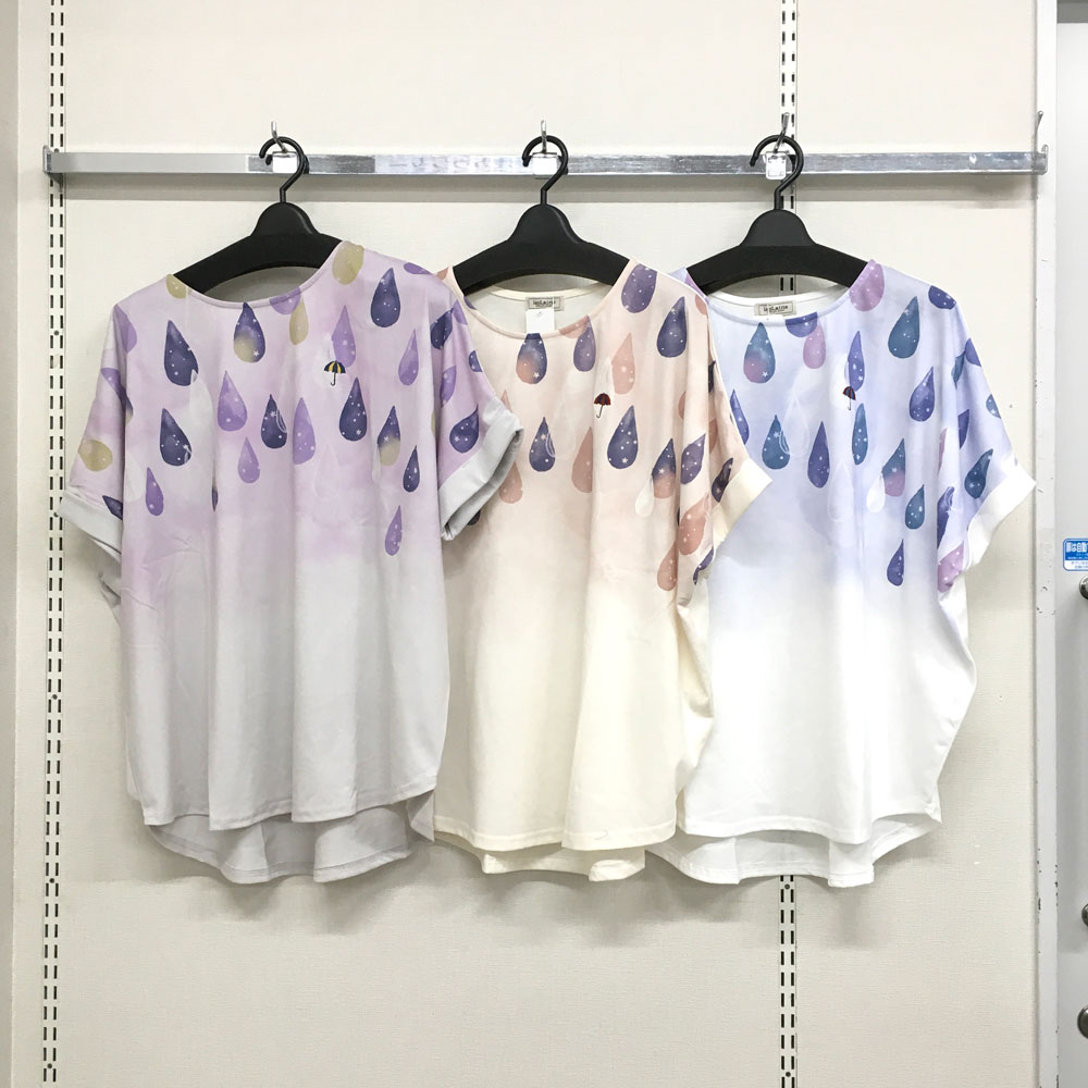 P000 Feel Cool ワイドTシャツ（しずく）（F2KA-700662）