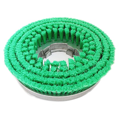 リンレイ カーペット用メタルバックブラシ 先割れ 14インチ(4ツ爪  