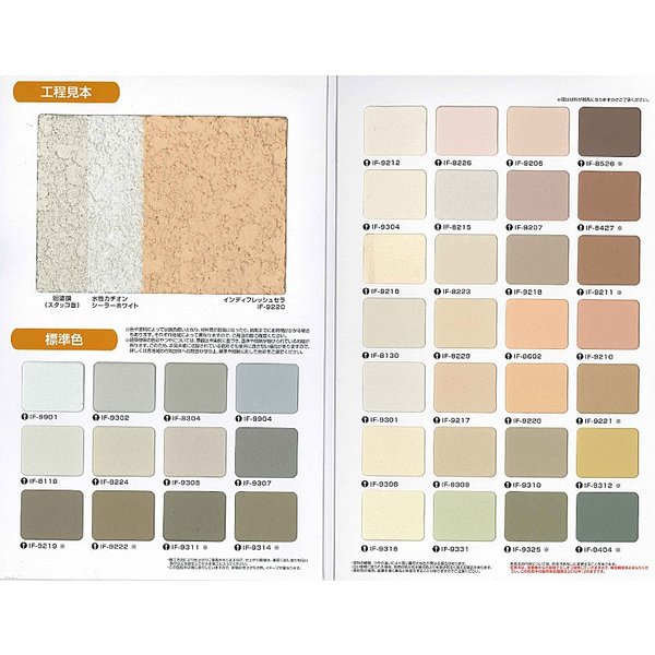 インディフレッシュセラ 20kg 標準色（割高色） 【メーカー直送便/代引