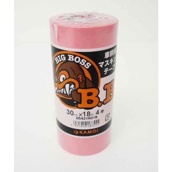 マスキングテープ 30mm幅　4巻パック/ウレタン塗料