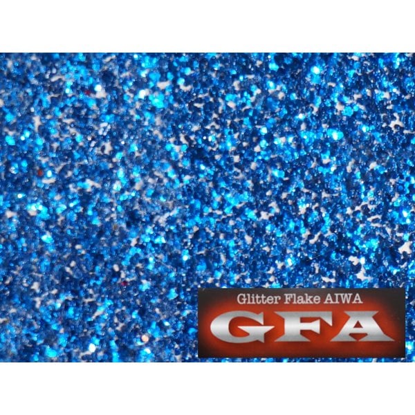 ＧＦＡ グリッター フレーク ロイヤルブルー 30g / ラメ カスタム ネイル ブルー ヘルメット