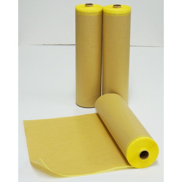 車両用 養生 マスカー 紙 300mm×35ｍ（マスキングテープ付き） 1本 /養生紙 塗装 マスキング 養生テープ