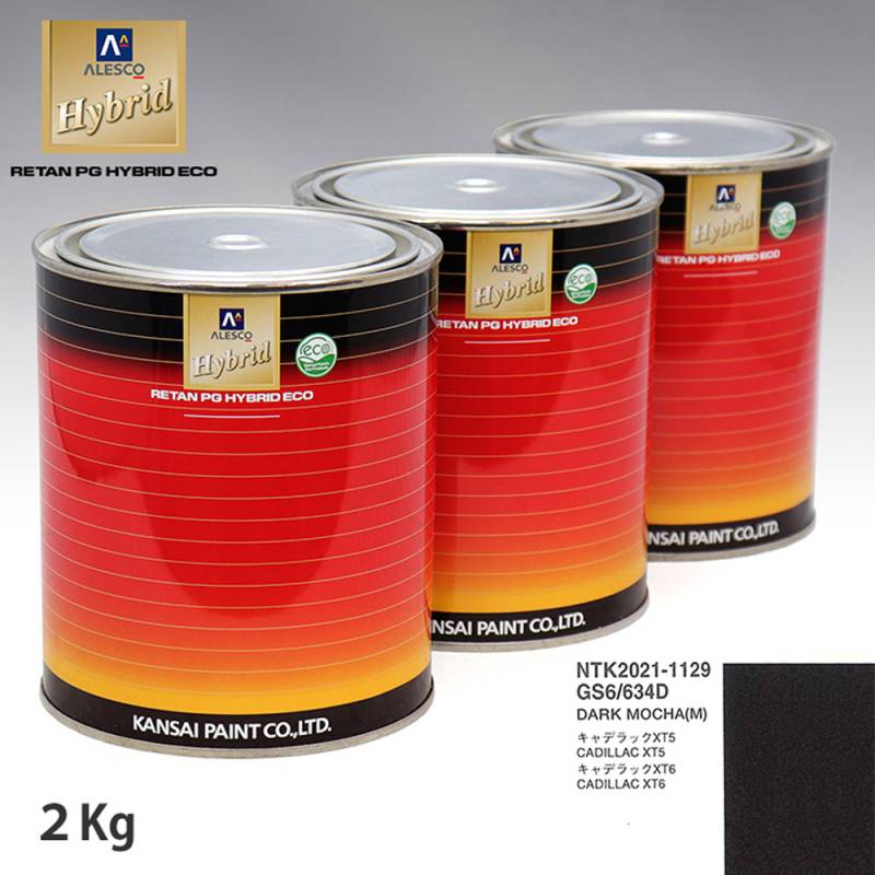 関西ペイント ハイブリッド 調色 ゼネラルモータース GS6/634D DARK