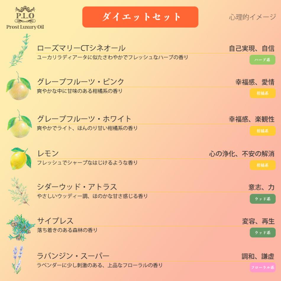 アロマオイル Prost Luxury Oil ピュア エッセンシャルオイル