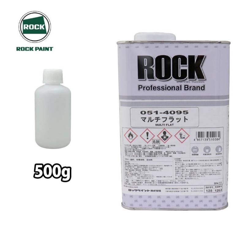マルチフラット 500g/小分け ロックペイント 塗料 塗装 つや消し剤