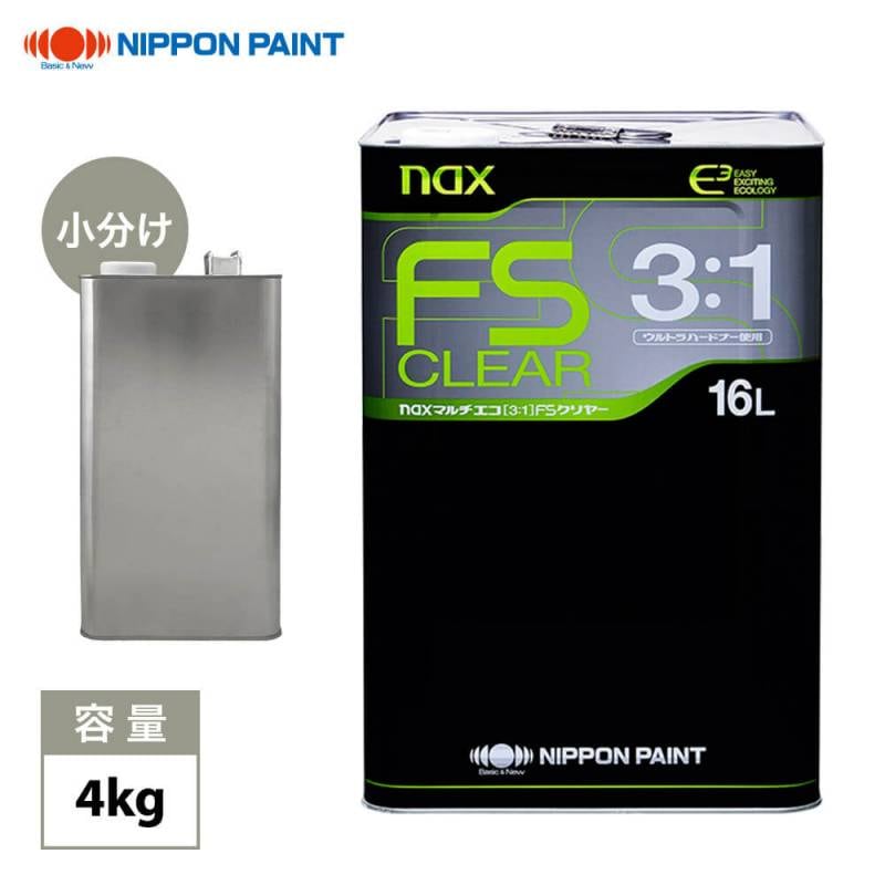 マルチエコ(3:1)FSクリヤー 4kg/日本ペイント クリヤー 塗料