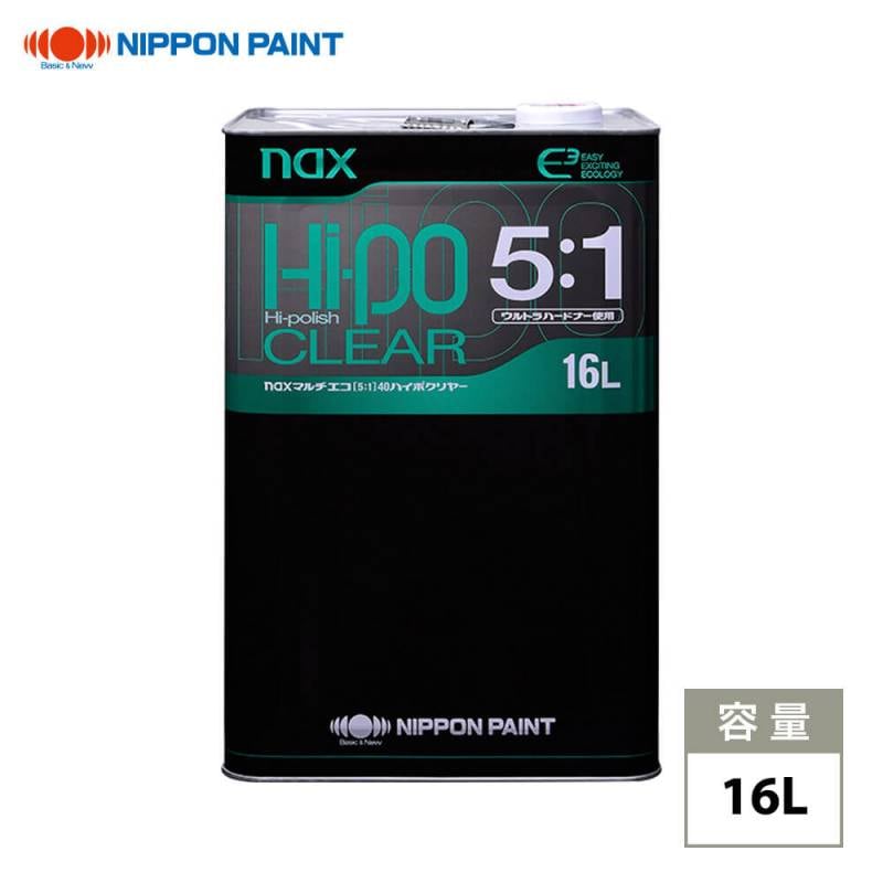 マルチエコ(5:1)40ハイポクリヤー 16L/日本ペイント クリヤー 塗料