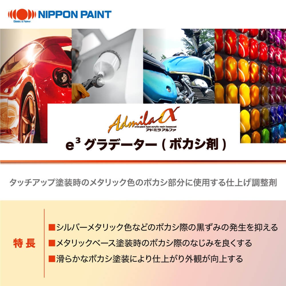 naxアドミラアルファe3グラデーター 250g/日本ペイント ボカシ剤 塗料