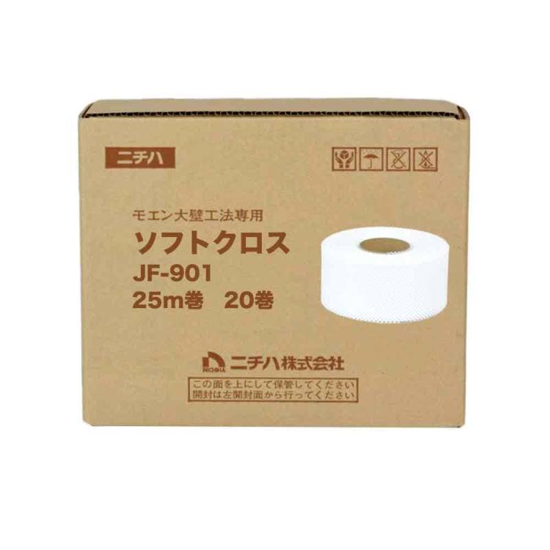 モエン大壁工法専用 ソフトクロス JF-901 25m巻 20巻 【メーカー直送便/代引不可】アイカ工業 目地処理材