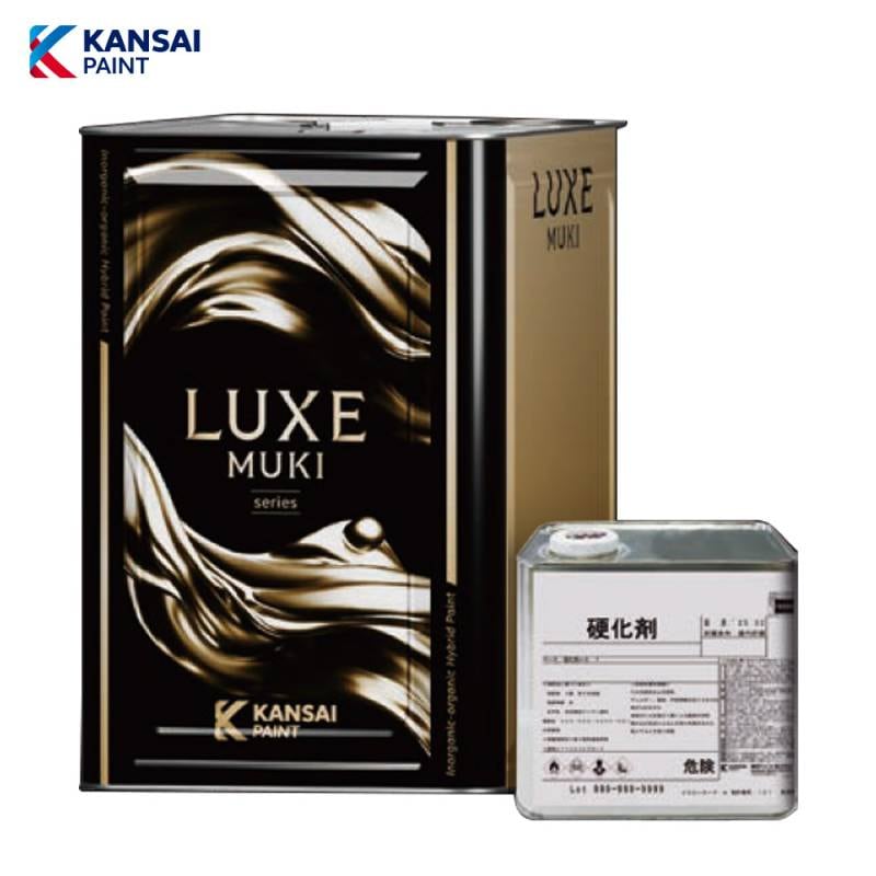 関西ペイント ラグゼMUKIトップマイルド KP標準色 つやあり 15kgセット【メーカー直送便/代引不可】外壁用 塗料