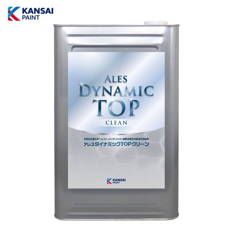 関西ペイント アレスダイナミックTOPクリーン KP標準色/白 つやあり 15kg【メーカー直送便/代引不可】外壁用 塗料 外装