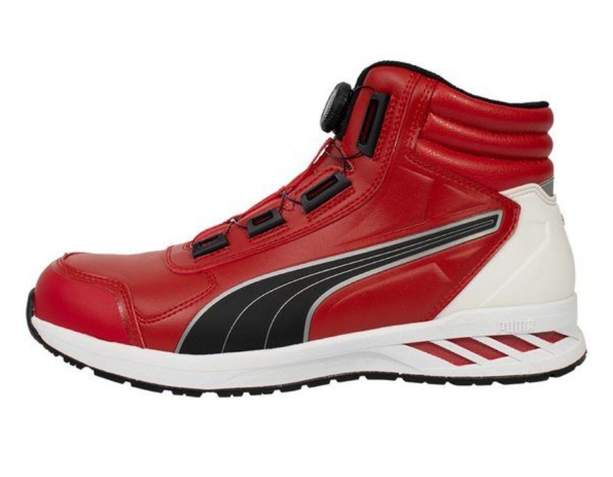 PUMA SAFETY(63.358)PUMA SAFETY 63.358 ライダー2.0 ディスクミッド レッド&ブラック