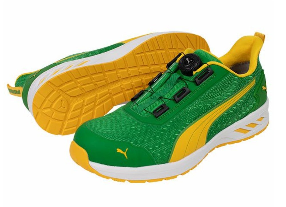 PUMA SAFETY(64.408)PUMA SAFETY 64.408 グライド ディスク ロー グリーン