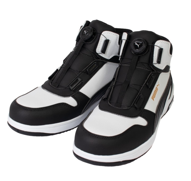 PUMA SAFTY(63.221)63.221 FRONTCOURT GRAY DISC MID グレー