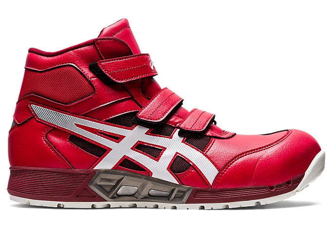 アシックス(1271A055) ウィンジョブ CP308 AC クラシックレッド×ホワイト
