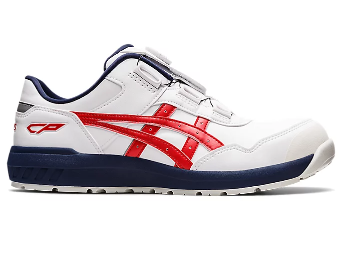 アシックス(1273A029) ウィンジョブ CP306 BOA ホワイト／クラシックレッド