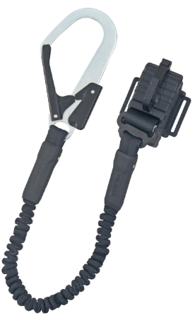タジマ(B1JR150-TL1BK)胴ベルト用ランヤード 蛇腹縦型L1