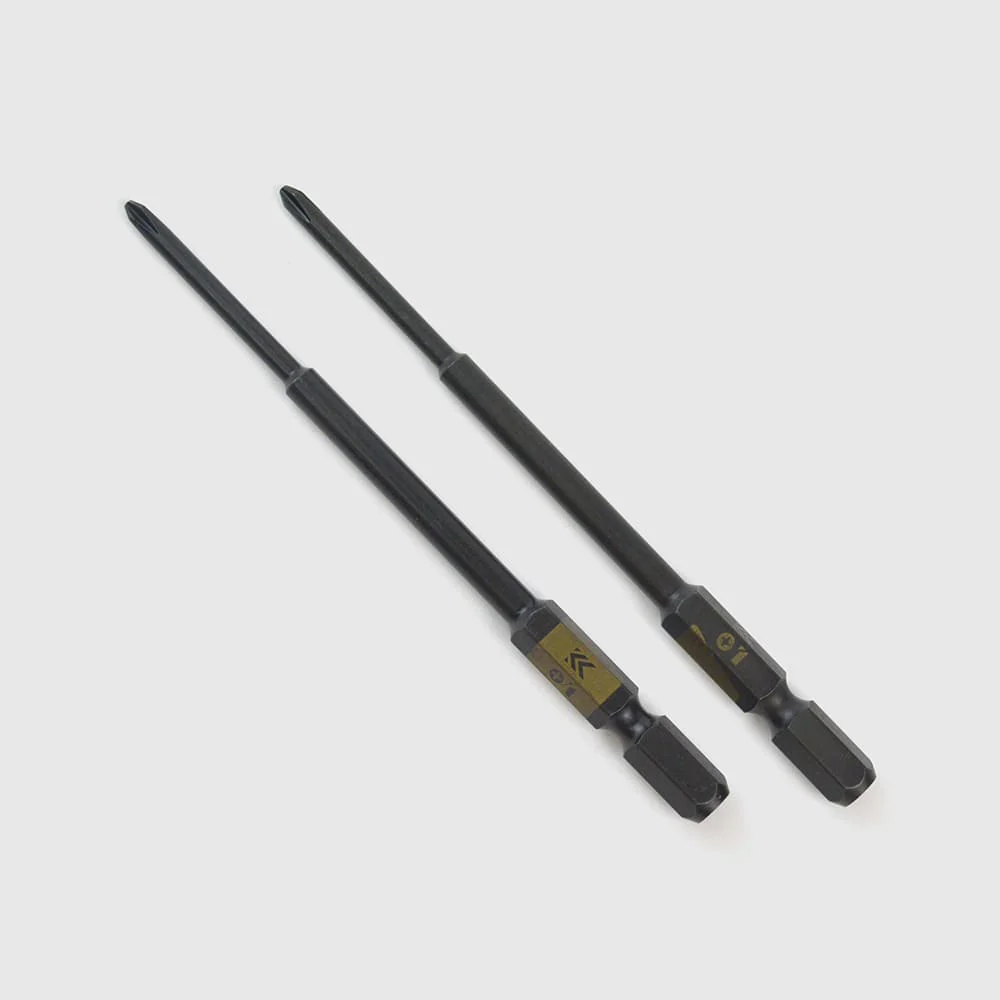 フジ矢(5102D-100-BG) 段付ビット(黒金・2本組)+1×100mm