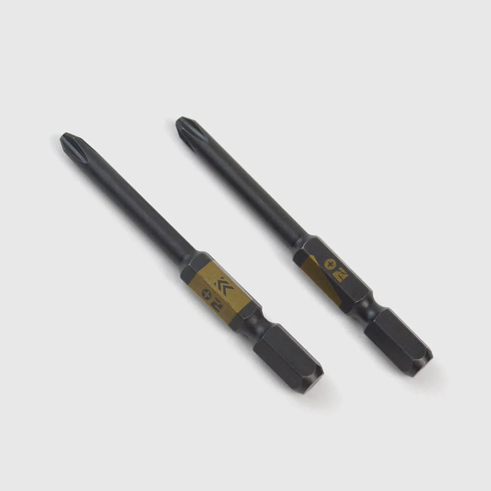 フジ矢(5202D-65-BG) 段付ビット(黒金・2本組)+2×65mm