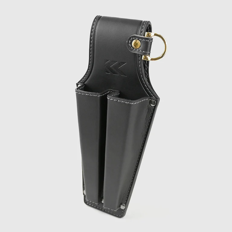 フジ矢(AH-31BG)ドライバー2Pホルダー(黒金)LIGHT PU LEATHER SERIES
